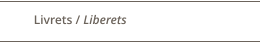Livrets / Liberets